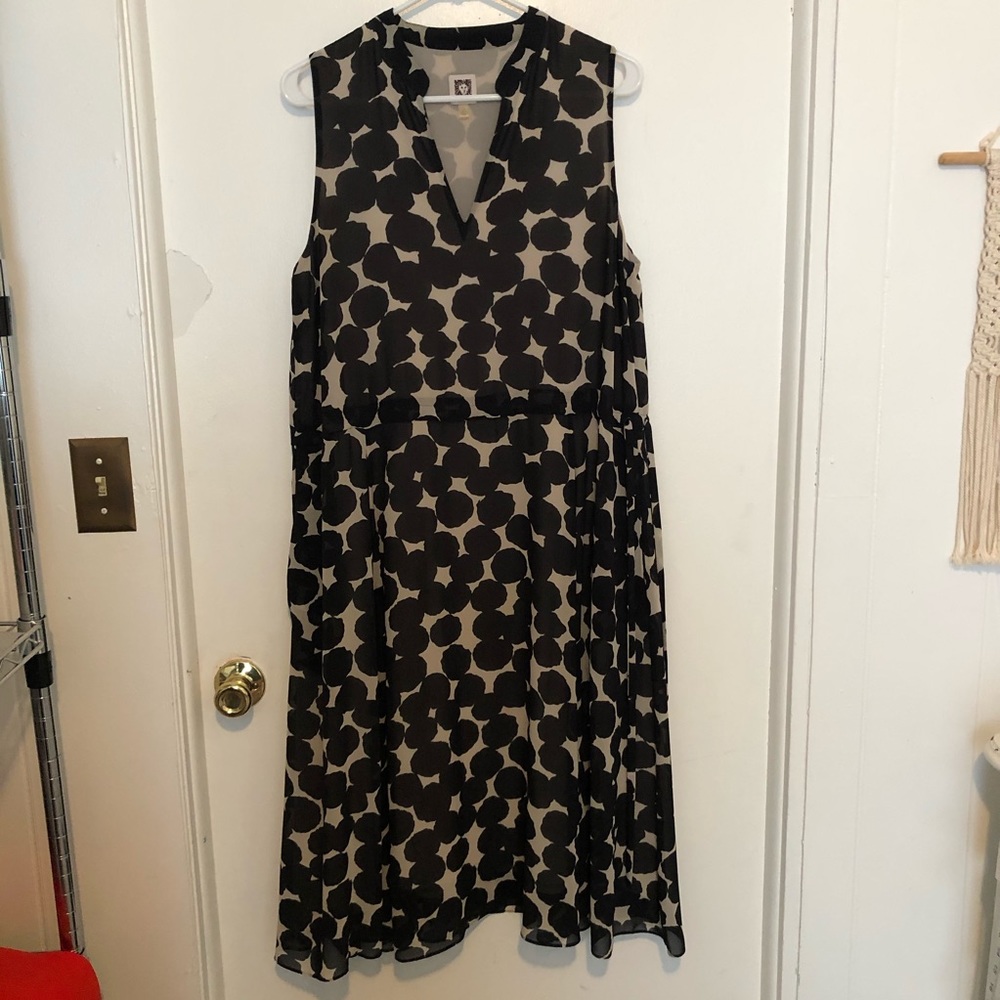 Women’s Sleeveless Midi Dress Anne Klein Size 12